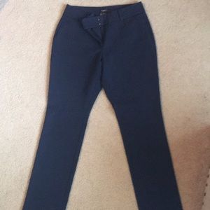 Ann Taylor Navy Curvy Fit pants